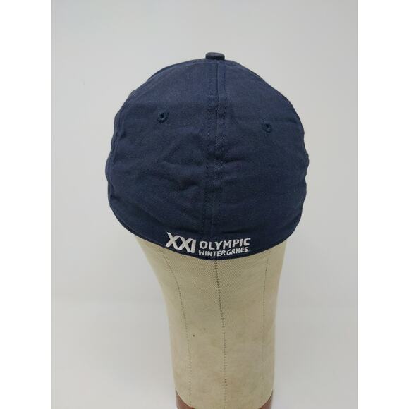 Vancouver 2010 XXI Olympic Winter Games Fitted Hat Size S-M Blue Embroidered - Picture 6 of 10